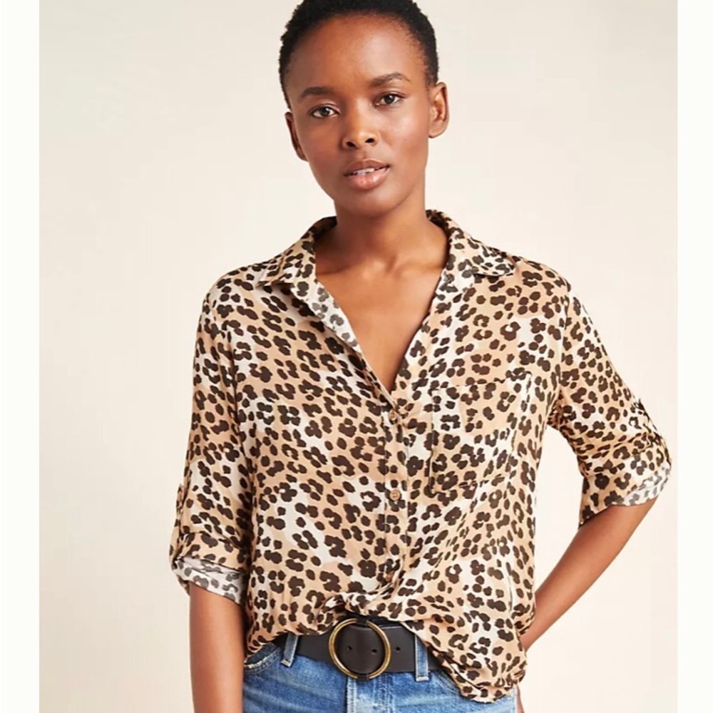 Anthropologie Cloth and Stone Lana buttondown-medium